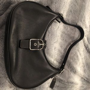 Coach handbag, black, Hamilton collection